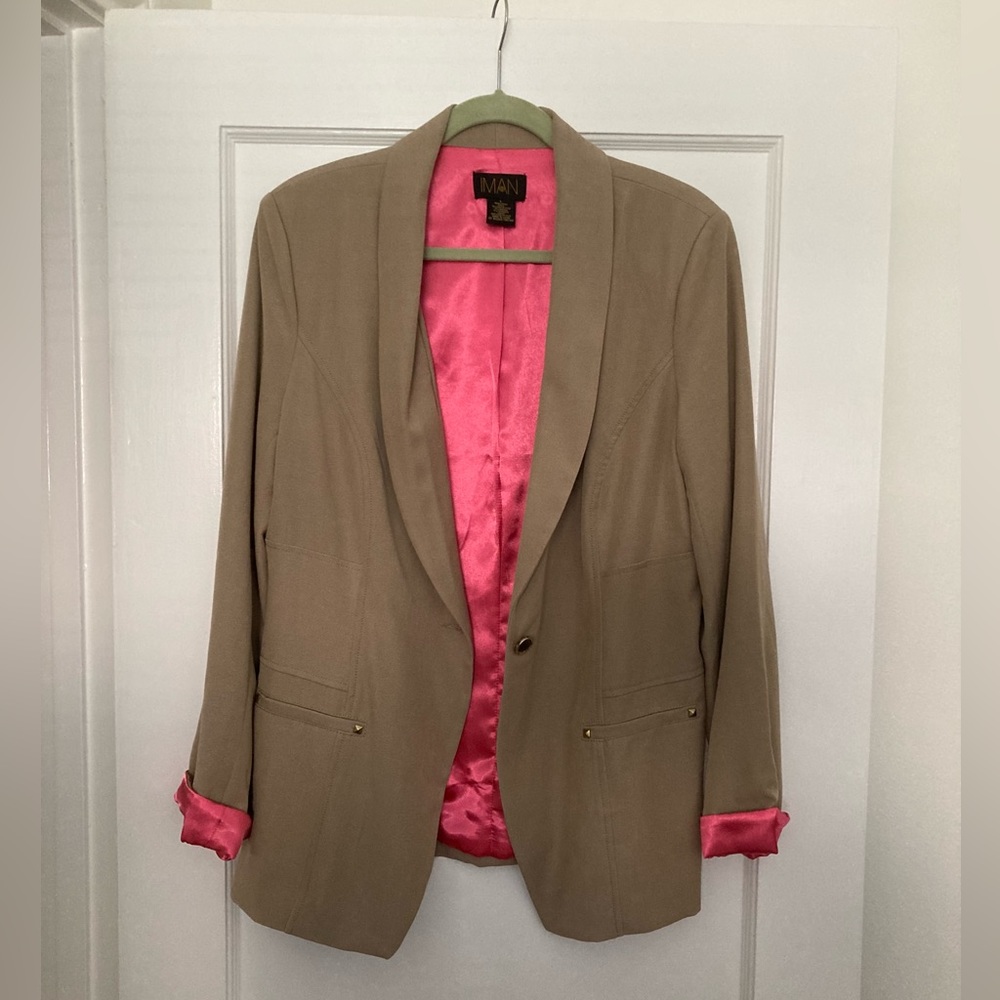 IMAN Blazer.  Size L.  Never worn